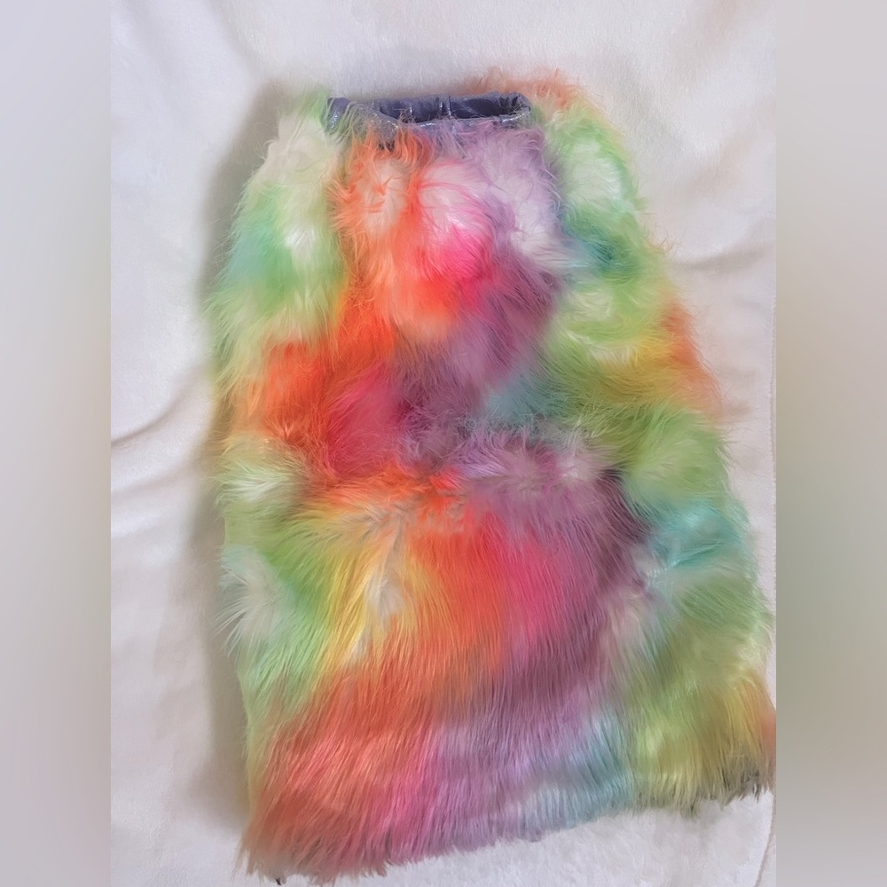 J. Valentine sherbet tie dye leg warners